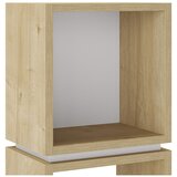 Marckeric Bijela/u prirodnoj boji biblioteka u dekoru hrasta 32x99,5 cm Lofty – | shoptok.hr