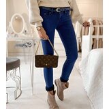 Gemre Blue women's pants with belt Rocher Cijene