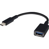 Renkforce USB kabel USB 3.2 gen. 1 (USB 3.0) USB-C® vtič\, USB-A vtičnica 0.15 m črna z OTG funkcijo\, pozlačeni konektorji RF-4455819, (20416055) | Shoptok.si