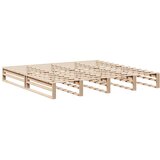  Okvir kreveta bez madraca 200 x 200 cm od masivne borovine | shoptok.hr