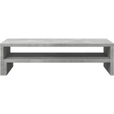  Stalak za monitor siva boja betona 54x22x15 cm drveni | shoptok.hr