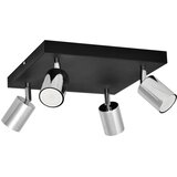  LED spot svetilo TUNE 4xGU10/4,8W/230V matni hrom/crna | Eponuda.com