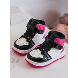 Kesi Children's pink and white patented sports shoes Milara | Shoptok.si