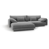 Micadoni Svetlo siva kotna sedežna garnitura iz tkanine bouclé (levi kot) Torino – Home | Shoptok.si