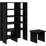  Ormar za cipele s policom 2 pcs Crni hrast Konstruirano drvo | shoptok.hr