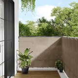 Balkonski zaslon smeđesivi 120x700 cm 100 % poliester Oxford | shoptok.hr