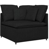  Modularna Kutna Sofa s Jastucima Crna 100 cm | shoptok.hr
