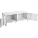 Støraa Bijeli metalni ormarić za cipele s klupom Salino – | shoptok.hr