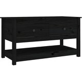  Stolić za kavu crni 102x49x55 cm od masivne borovine | Eponuda.com