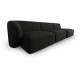 Milo Casa Črna sedežna garnitura iz šenilje levi kot 311 cm Paolo – | Shoptok.si