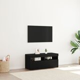 vidaXL TV ormarić Crni hrast Konstruirano drvo 90 x 35 x 40 cm Skladište | shoptok.hr