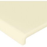 vidaXL LED uzglavlje krem 80 x 5 x 78/88 cm od umjetne kože | shoptok.hr