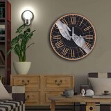 Opviq Zidni sat MDF 50cm šareni | Eponuda.ba