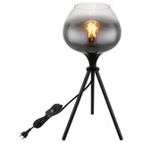 Globo 15548T1 - Stona lampa MAXY 1xE27/40W/230V crna | Eponuda.com