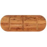 Stolna ploča 140x50x3,8 cm ovalna od masivnog drva bagrema | shoptok.hr