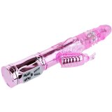 Baile Pretty Love - vibrator s leptirastim i klitoralnim nastavkom (ružičasti) | shoptok.hr