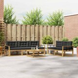  Set vanjskih sofa 6 kom. Bijela i antracit | shoptok.hr