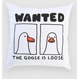 A-Lab Goose Is Loose Pillow white u
