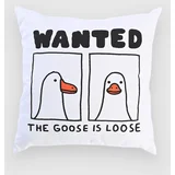 Goose Is Loose Pillow white