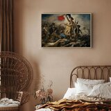  Slika - Eugène Delacroix – Liberty Leading the People 60x40 U prirodnom drvenom okviru | shoptok.hr