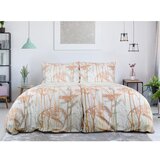 B.E.S. Bela/v barvi terakote enojna posteljnina iz krepa 140x200 cm Caraway – | Shoptok.si