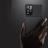 Onasi Silikonski ovitek Tunder Armor za Xiaomi Redmi Note 11 5G - črn | Shoptok.si