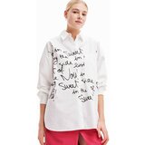Desigual Bluza 'CAM PARUGIA' črna / bela | Shoptok.si