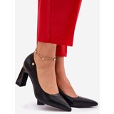 VINCEZA Elegant Heels On Block Heel | Shoptok.si