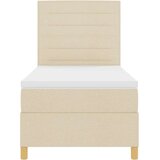  Vzmetnica s škatlo Krem 90x200 cm Tkanina, (22083093) | Shoptok.si