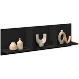  Zidni ormarić crni 100 x 16,5 x 30 cm od konstruiranog drva | shoptok.hr