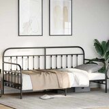  Krevet na kat Crna 100 x 200 cm Čelik s prahom premazan | shoptok.hr