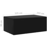  Navlake za vrtni namještaj sa 7 ušica 2 kom 225 x 143 x 90 cm | Eponuda.ba