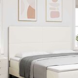  LED glava kreveta S LED lampica Krema 180 cm Poliester | shoptok.hr