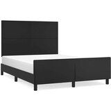  Okvir za krevet s uzglavljem crni 140x190 cm od umjetne kože | shoptok.hr