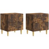  Noćni ormarić 2 pcs Dimljeni hrast 43 x 34,5 x 48 cm | shoptok.hr