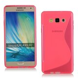  Gumijasti / gel etui S-Line za Samsung Galaxy A7 - roza Cene