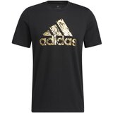 Adidas m foil bos g t, muška majica, crna HK9157
