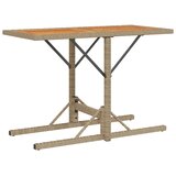  3-dijelni bistro set s jastucima bež od poliratana | shoptok.hr