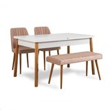 Hanah home trpezarijski set santiago white atlantic stone | ePonuda.com