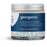 Georganics Naravni zobni prah, 60 ml - English Peppermint