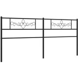  Metalno uzglavlje crno 180 cm | shoptok.hr