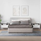  Zidni noćni ormarići 2 kom bijeli 45x26x28,5 cm | Eponuda.com