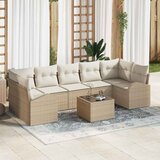  Sjedeća garnitura za vrt 8 pcs Bež i krema 289 x 124 x 69 cm | shoptok.hr