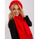 Wool Fashion Italia Scarf-AT-SZ-23185.93P-red | Shoptok.si