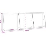  Zid za zadržavanje 4 kom. 40 x 12 x 30 cm Čelik | shoptok.hr