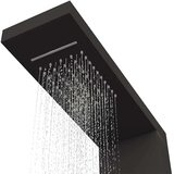 PANEL za tuširanje aluminijski crni | shoptok.hr