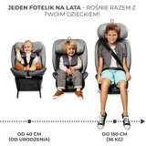 Kinderkraft Avtosedež i-size 40-150 cm i-Grow black | Shoptok.si