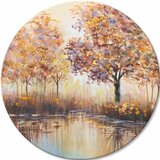  Okrugla slikana slika Skriveno sunce | different dimensions | ePonuda.com