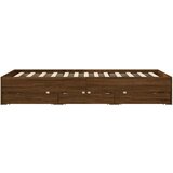  Okvir za krevet s ladicama boja hrasta 135x190 cm drveni | shoptok.hr