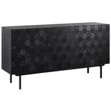 Bessagi Home komoda roma, črna, strukturirana | Shoptok.si